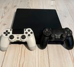 PS4 Slim (500 GB) + 2 controllers, Met 2 controllers, Ophalen of Verzenden, Slim, 500 GB