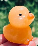 Calciet Eendje - Gele Natuursteen, Ophalen of Verzenden