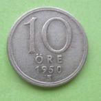 Zweden 10 ore, 1950, Ophalen of Verzenden, Losse munt, Overige landen