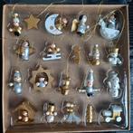 Kerstdecoratie set – 58 ornamenten, boom, lampjes & papier, Ophalen, Gebruikt, Overige kleuren, Overige vormen