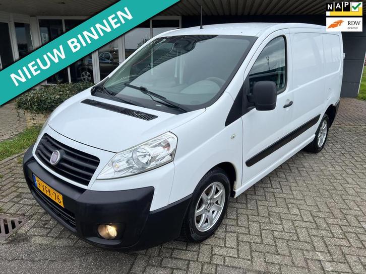 Fiat Scudo 10 2.0 MultiJet KH1 SX AIRCO/CRUISE/PDC/LMV APK+N, Auto's, Bestelauto's, Particulier, Te koop, Airbags, Airconditioning