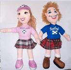 Schotse meisje en jongen knuffel Thistle Products ca. 32cm, Kinderen en Baby's, Overige typen, Gebruikt, Ophalen of Verzenden