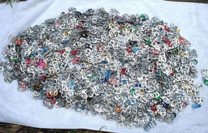 LIPJES van BLIKJES, Treklipjes, Duizenden.. stuks, Hobby en Vrije tijd, Knutselen, Nieuw, Materiaal, Ophalen of Verzenden