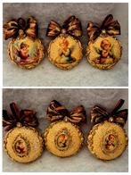 Kerstballen vintage,  handgemaakt, Ophalen of Verzenden