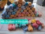 STONE WASHED..Groot lot wol/garen - 46 bollen + restjes, Hobby en Vrije tijd, Breien en Haken, Ophalen of Verzenden, Nieuw, Breien of Haken