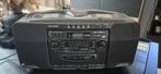 Sharp WQ-CH800 Radio Cassette CD Speler - Getest, Ophalen, Gebruikt, Radio, Met cd-speler