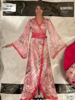 Roze Kimono Maat 38 M/L - Carnaval Chinese Jurk, Kleding | Dames, Carnavalskleding en Feestkleding, Maat 38/40 (M), Carnaval, Ophalen of Verzenden