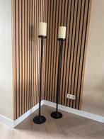 Hoge Zwarte Kandelaren Light & Living, Huis en Inrichting, Woonaccessoires | Kandelaars en Kaarsen, Ophalen, Zwart, Zo goed als nieuw