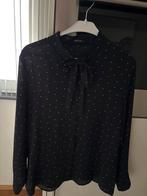 Marc Cain zwarte blouse met sterren - maat 40, Kleding | Dames, Blouses en Tunieken, Ophalen of Verzenden, Zo goed als nieuw, Maat 38/40 (M)