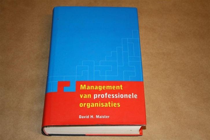Management van professionele organisaties., Boeken, Economie, Management en Marketing, Gelezen, Management, Ophalen of Verzenden