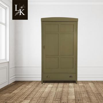 Landelijke klassieke kast, eendeurskast, legkast, linnenkast beschikbaar voor biedingen