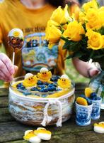 Rustiek glazen taartbord glass cake plate, Huis en Inrichting, Keuken | Servies, Ophalen of Verzenden