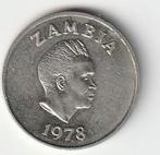 10  ngwee  1978  Zambia. km. 12, Postzegels en Munten, Munten | Afrika, Ophalen of Verzenden, Zambia, Losse munt
