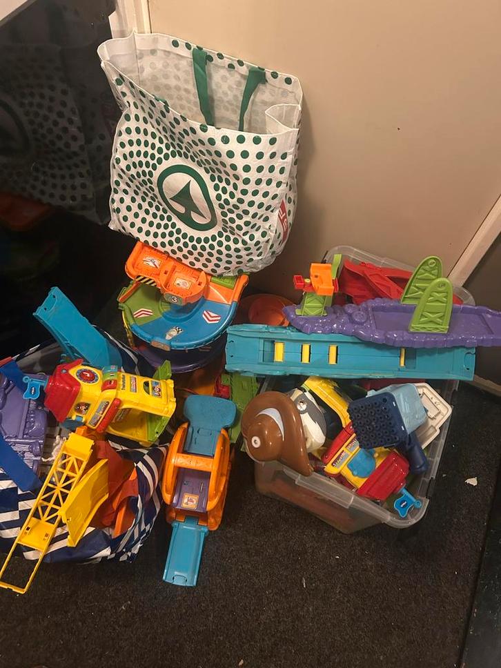 VTech Toet Toet Auto Set - Compleet!, Kinderen en Baby's, Speelgoed | Overig, Gebruikt, Jongen of Meisje, Ophalen