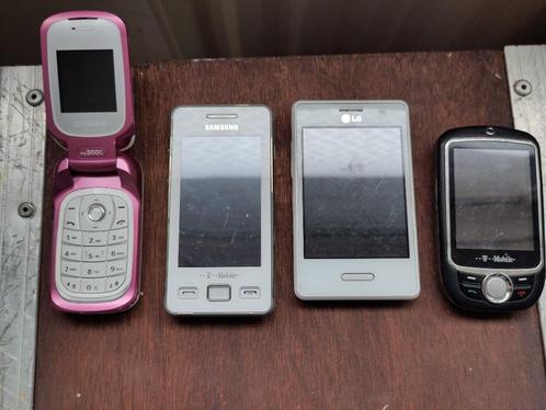 Setje oude mobieltjes, Telecommunicatie, Mobiele telefoons | Overige merken, Gebruikt, Zonder abonnement, Zonder simlock, Overige modellen