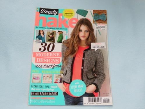 Simply haken nummer 2-2014, veel leuke patronen, haakblad, Hobby en Vrije tijd, Breien en Haken, Zo goed als nieuw, Haken, Patroon of Boek
