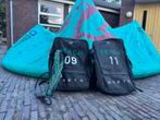 North Reach 9m & 11m 2020 + bar, Watersport en Boten, Kitesurfen, Gebruikt, 9 m², Geen board, Ophalen of Verzenden