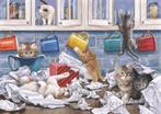 House of Puzzles - Kitty Litter - 250XL stukjes, Hobby en Vrije tijd, Ophalen of Verzenden, Minder dan 500 stukjes, Nieuw, Legpuzzel
