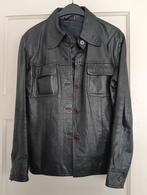 Zwart jasje echt leer, Ophalen of Verzenden, Zo goed als nieuw, Maat 38/40 (M), Zwart