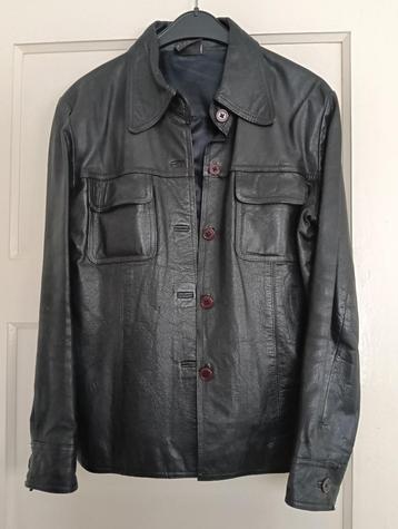 Zwart jasje echt leer beschikbaar voor biedingen