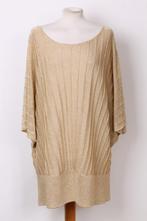 Feest! Gouden trui Marina Rinaldi maat 46/48, Kleding | Dames, Verzenden, Maat 46/48 (XL) of groter, Zo goed als nieuw