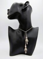 Zilveren jasseronketting met breipendoppen, 835, Met hanger, Gebruikt, Info@zilverwebsite.nl, Verzenden