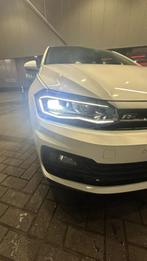 2021 Volkswagen Polo R-line, APK 2027,virtual cockpit,Pano, Auto's, Voorwielaandrijving, 1063 kg, Zwart, Leder en Stof