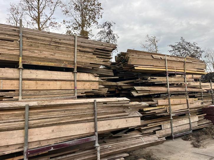 Gebruikt steigerhout te koop, Tuin en Terras, Palen, Balken en Planken, Gebruikt, Planken, 250 cm of meer, Ophalen