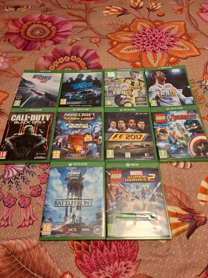 Xbox One Games - 10 Stuks - Eventueel Los, Spelcomputers en Games, Games | Xbox 360, Gebruikt, Overige genres, 1 speler, Vanaf 3 jaar