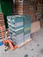 Industriele magazijnbakken kisten kast stapelbakken, Huis en Inrichting, Woonaccessoires | Kisten, Ophalen, Minder dan 50 cm, Gebruikt