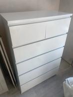 IKEA Malm Ladekast - Wit - 5 Lades, Huis en Inrichting, Kasten | Ladekasten, Ophalen, Kunststof, 5 laden of meer, 100 tot 150 cm