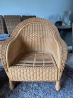 Rotan stoelen 2x, Tuin en Terras, Ophalen, Zo goed als nieuw, Rotan