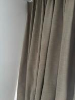 Gordijnen set, semi-verduisterend, 280x227 cm, Ophalen of Verzenden, Gebruikt, Bruin, 200 cm of meer
