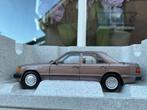 1:18 Mercedes Benz (W124) 230 E Rosewood 1989 - 1993 Norev, Hobby en Vrije tijd, Modelauto's | 1:18, Auto, Norev, Norev, Zo goed als nieuw