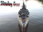 Gedetailleerd RC Slagschip BISMARCK Warship WOII Vaarklaar!, Hobby en Vrije tijd, Modelbouw | Boten en Schepen, Ophalen of Verzenden