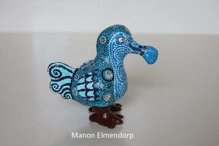 100% Handgemaakt Beeldje Dodo / Vogel Kunst Nieuw, Antiek en Kunst, Kunst | Beelden en Houtsnijwerken, Ophalen of Verzenden