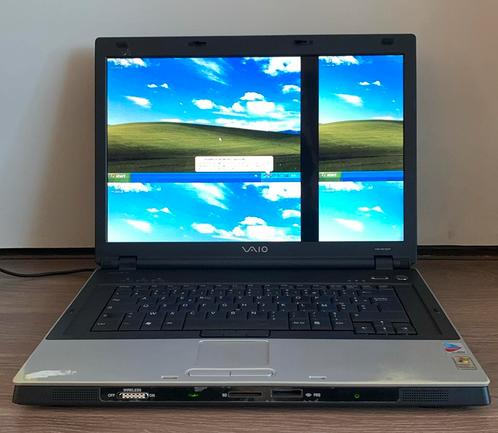 Sony Vaio PCG-9W6M Windows XP SP2 1GB RAM 80GB HDD Laptop, Computers en Software, Vintage Computers, Ophalen of Verzenden