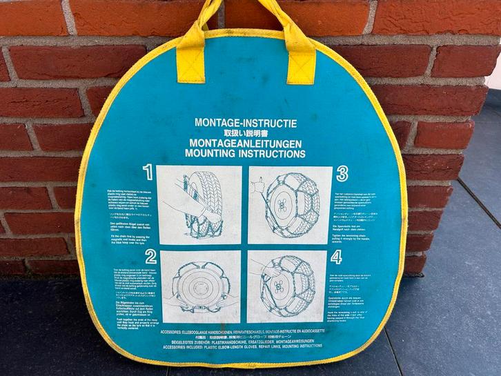 TIK TAK R12 Sneeuwkettingen - Compleet, Auto diversen, Sneeuwkettingen, Gebruikt, Ophalen