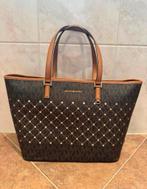 Michael Kors grote tas reis handtas schoudertas bruin logo, Ophalen of Verzenden, Zo goed als nieuw, Bruin, Handtas
