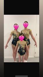Acro Turnpakjes Trio - Maten 128, 164, 170, Sport en Fitness, Turnen, Zwart, Ophalen of Verzenden, Zo goed als nieuw, Turnpak(je)