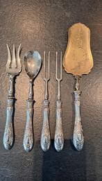 Bestek Set verzilverd, Antiek en Kunst, Ophalen of Verzenden
