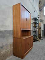 Jaren 80 Dyrlund Deens Design Kast Teak | Grote Wand Kast C, Grenenhout, 200 cm of meer, Ophalen of Verzenden, Minder dan 150 cm