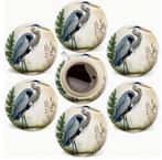 Onderzetters met Reiger afbeeldingen, Huis en Inrichting, Ophalen of Verzenden, Nieuw, Glas of Kopje