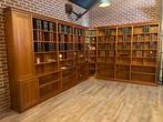 Hoek boekenkast - bibliotheek kast - notaris, Ophalen