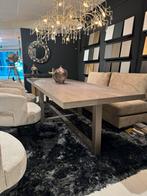 Eettafel Puur Interiors 300x100 mat metallic, Zo goed als nieuw, Vijf personen of meer, Rechthoekig, 50 tot 100 cm