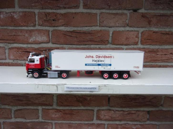 WSI  Scania  2  4 x 2  van  Johs  Davidsen., Hobby en Vrije tijd, Modelauto's | 1:50, Nieuw, Bus of Vrachtwagen, Wsi, Ophalen of Verzenden