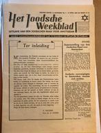 Het Joodsche Weekblad 1941, Ophalen of Verzenden, Gelezen, Algemeen