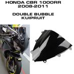 Double Bubble kuipruit zwart Honda CBR 1000RR 2008-2011, Ophalen of Verzenden, Nieuw