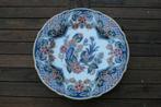 Groot Makkum wandbord met vogel 34 cm, Antiek en Kunst, Antiek | Wandborden en Tegels, Ophalen of Verzenden