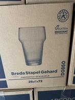 Breda Horeca Stapel Glas gehard, Ophalen, Glas of Glazen, Nieuw, Glas